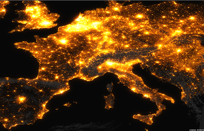 europa di notte