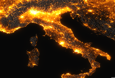 Italia di notte